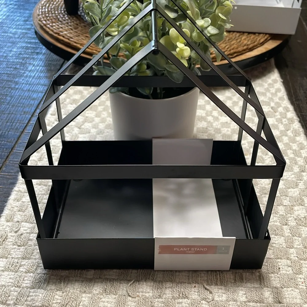 Target Bullseye Boho Black Wire House Plant Stand